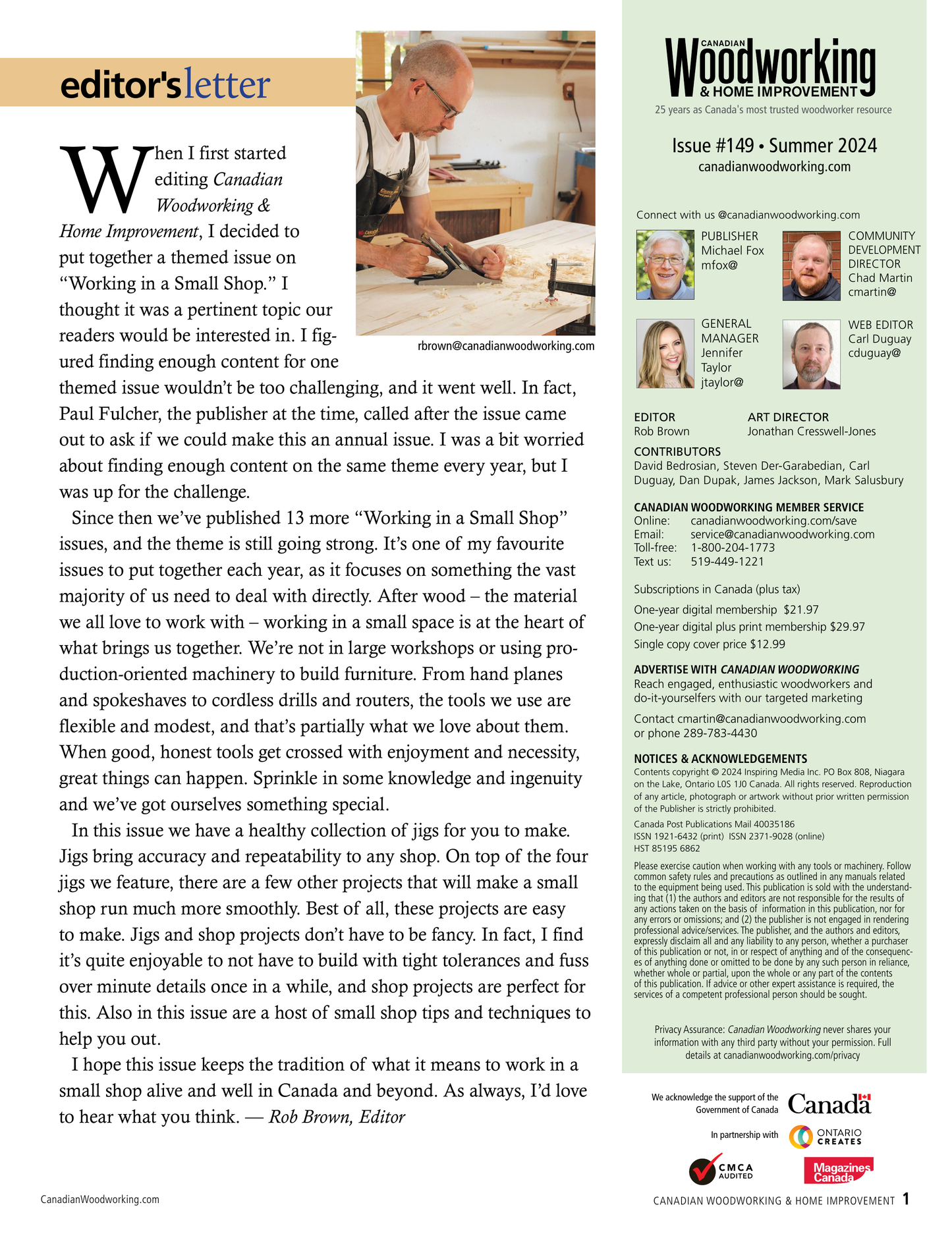 Issue 149 Summer 2024