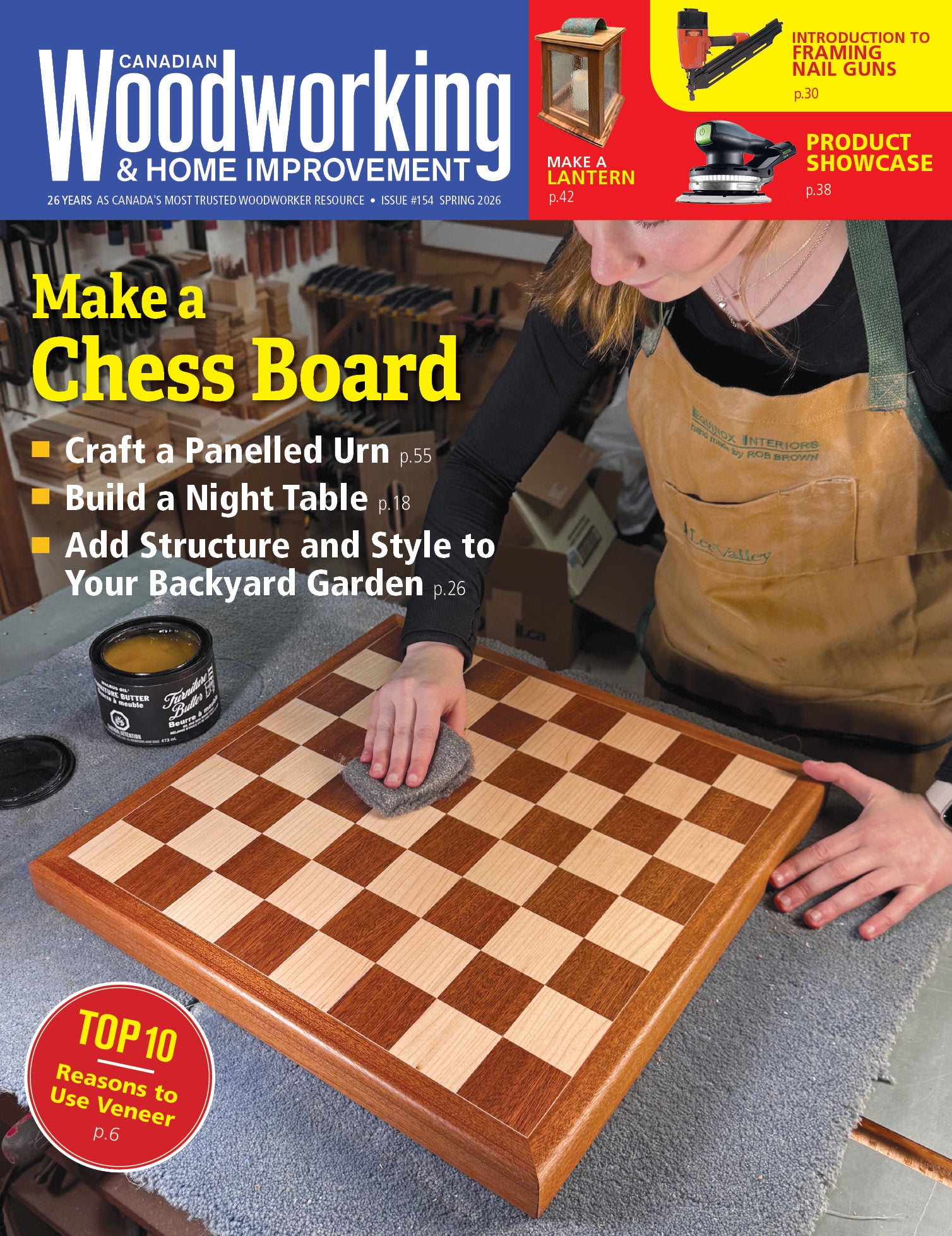 Canadian Woodworking spring 2026 cover
