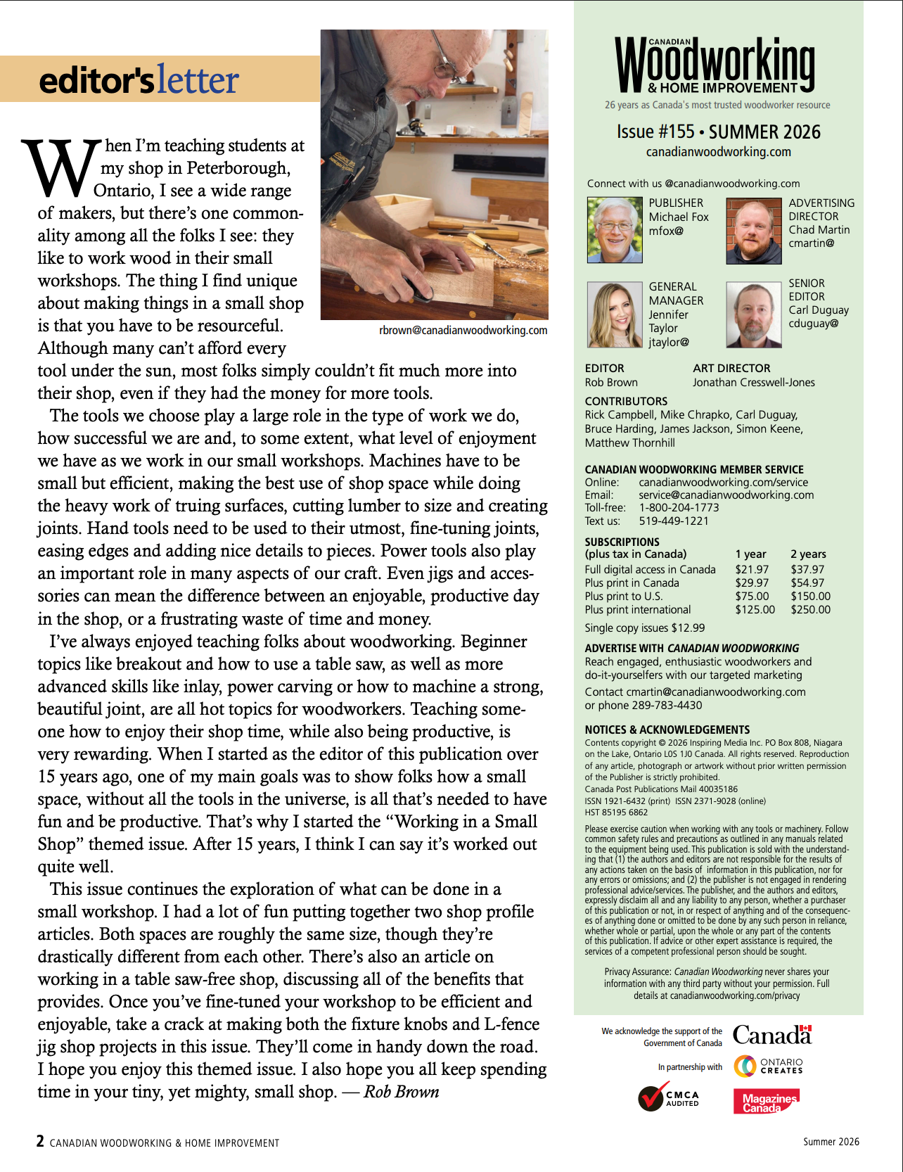 Issue 155 Summer 2026